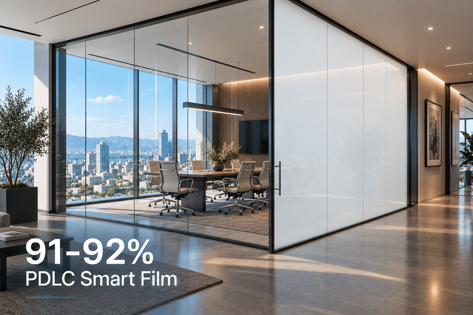 91–92% PDLC Smart Film